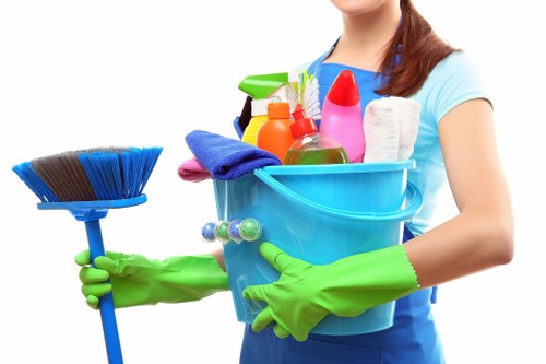 Local floor care team treating a hard floor in a Shepherdsbush home