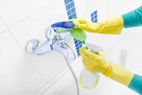 Detailed cleaning of kitchen surfaces during Shepherdsbush deep cleaning