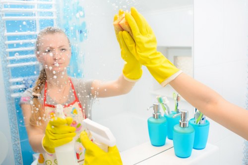 Local cleaners handling a Shepherdsbush apartment handover