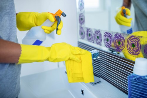 Deep cleaning safety check with cleaning products and controlled use