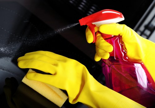Domestic cleaning equipment ready for a Shepherdsbush property visit